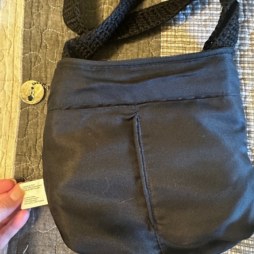 The Sak Black Knit Shoulder Bag - Picture 8 of 14